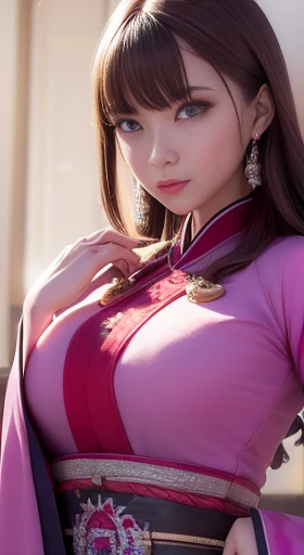 ((highest quality)), ((masterpiece)), (detailed:1.4), 3D, Beautiful Chinese woman statue,Wearing purple Hanfu，High resolution（High Dynamic Range）,（Plain background：1.8），No bra，Big Chest，Your body is wet，My crotch is wet，Ray Tracing,NVIDIA,Super Resolution,...