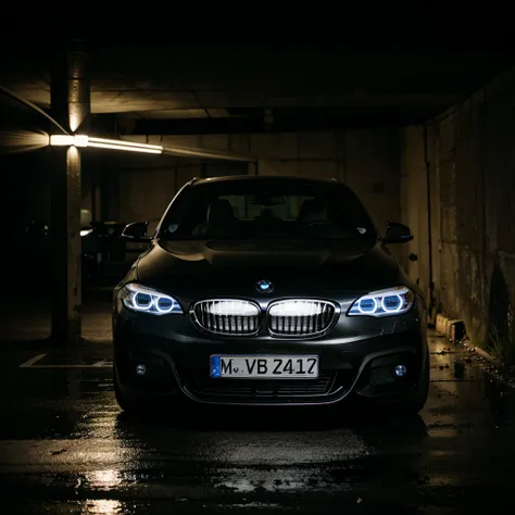 BMW drives in the dark