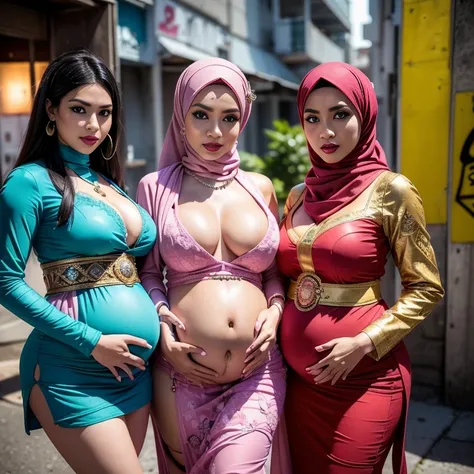 Malaysian girl pregnant 9 month,Largest Baby Bump pregnant, Largest , Big pregnant Belly, Big Pregnant girl, Largest Belly of Pregnant, Beautiful woman, beautiful face, pregnant, long hair, black hair, realistic, ultra-detailed, big breast, malay, The whol...