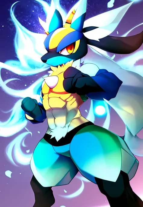 cool,abs,lucario,male,male,nice,lucario,undulation,bounce,There&#39;s something like a white thorn on my chest,White thorn-like things on the backs of both hands,3D,real,My hair is fluffy,My hair is fluffy、fluffy body hair,fluffy body hair,Combine your han...