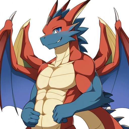 ((((((SFW)))))), (((detailed eyes, detailed face))), (dragon), male,  und/erw/ear, standing,  smile BREAK (konzaburou, ukan_muri, cute), (soft shading), 