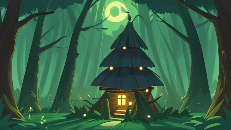 night village forest