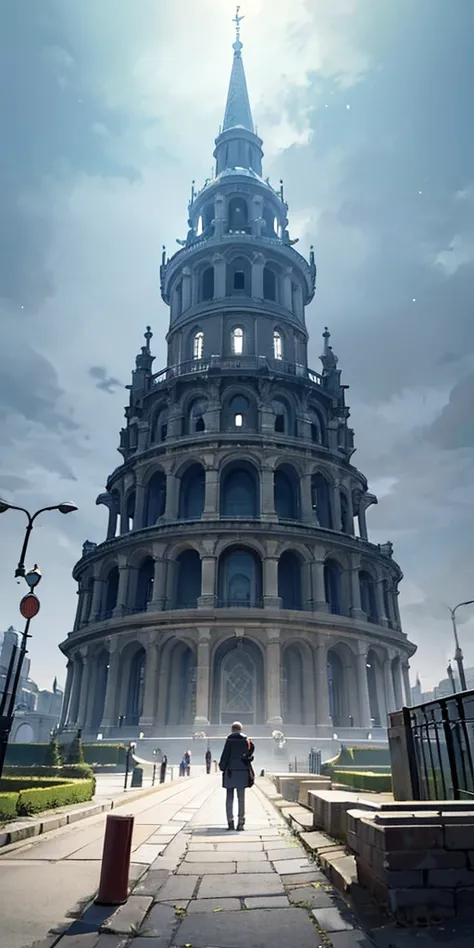 A HUGE TOWER THAT SURGED FROM UNDERGROUND... THE WHOLE WORLD IS PARALIZED IN SHOCK