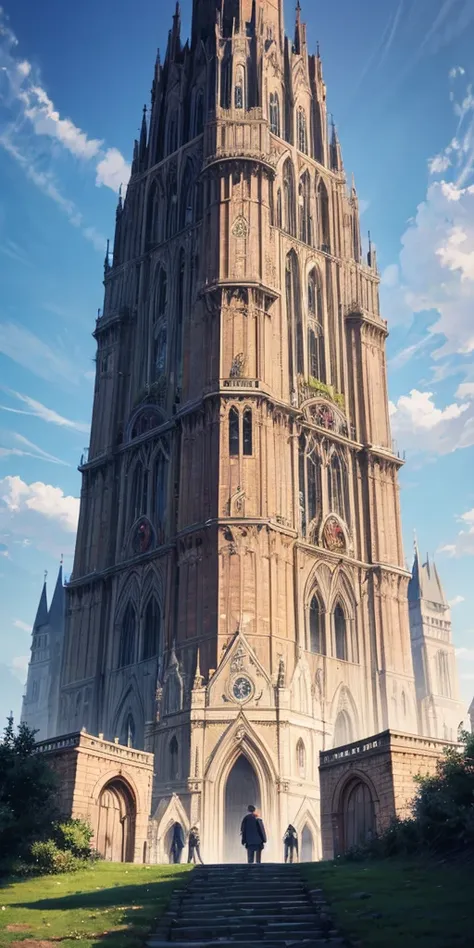 A HUGE TOWER THAT SURGED FROM UNDERGROUND... THE WHOLE WORLD IS PARALIZED IN SHOCK