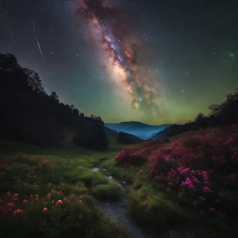 Please make beautiful galaxy with stars