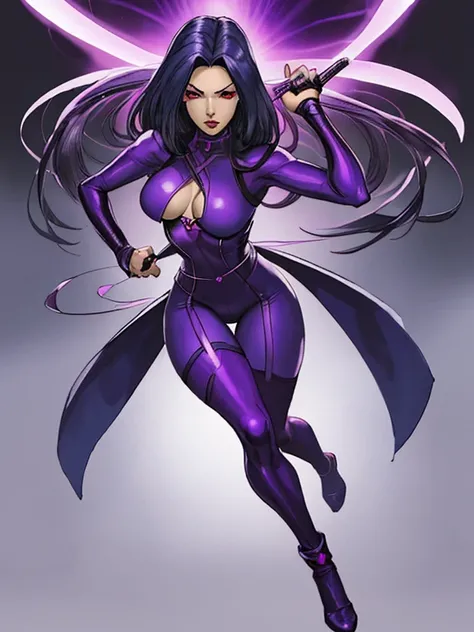 Personaje de Marvel psylocke, ojos normales