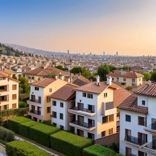 Jewish Residential area with   houses luxurious luxurious panoramic view