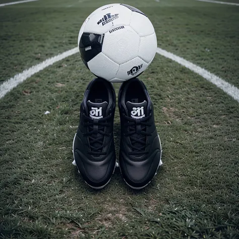 Channel brand football boot black and white prototype 