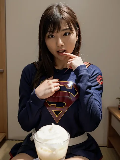 Japanese Supergirl power up、Open your mouth