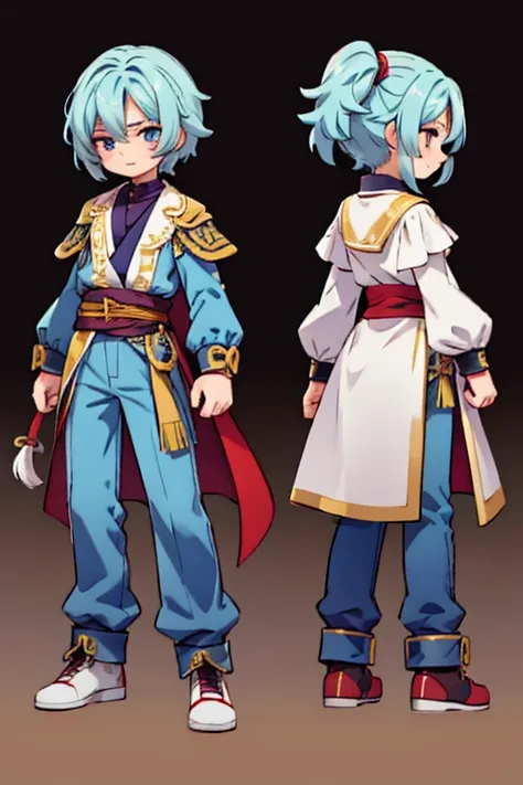 character sheet, full length, front and side view, rpg maker:: swordsman, castlevania style top to bottom, sprites create walkin...