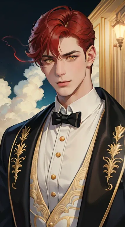 undercucho Close Portrait of Elegant Person [undercucho] in bespoke MAN suit: tall muscular man, classic style, intricate detial baroque, elegant, bright lights, highly detailed, digital painting, artstation, concept art, soft and sharp focus, portrait , i...