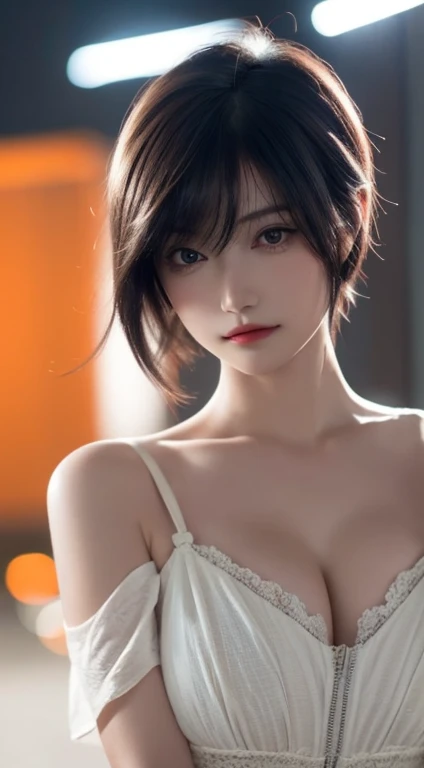 masterpiece, 1 beautiful girl, detailed, swollen eyes, highest quality, 超a high resolution, (reality: 1.4), original photo, 1 gi...