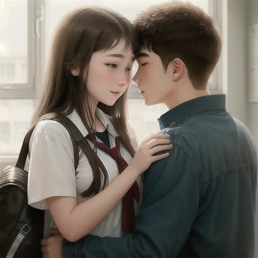 Couple in high school