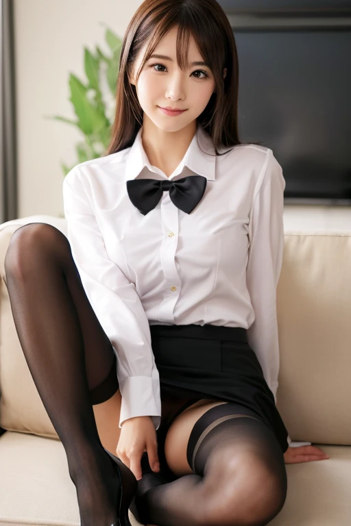 An elegant, upper-class, elite secretary in a business shirt, Working in the office、厳格なsuitを着ている, Wearing pantyhose、Wear high-quality high heels、 Girl in a shirt, suitを着ている, suitを着ている, suitを着て, Businessman, Business Attire, 黒のsuitを着ている, Wear a shirt and sk...