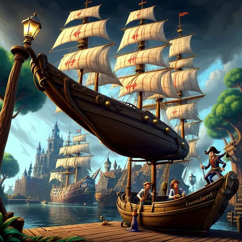 ## The Secret of Monkey Island: Amsterdam
A text-based adventure game inspired by Monkey Island taking place in a fictional version of 🇳🇱 Amsterdam during the age of piracy. The player assumes the role of Guybrush Threepwood, a young man who dreams of beco...