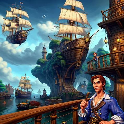 ## The Secret of Monkey Island: Amsterdam
A text-based adventure game inspired by Monkey Island taking place in a fictional version of 🇳🇱 Amsterdam during the age of piracy. The player assumes the role of Guybrush Threepwood, a young man who dreams of beco...