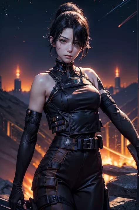 stunning girlfriend, heart shaped face, elegant face, beautiful face, highly detailed face, highly detailed skin, skin pores, subsurface scattering, realistic pupils, full lips, detailed background, depth of field, atmospheric perspective, volumetric light...