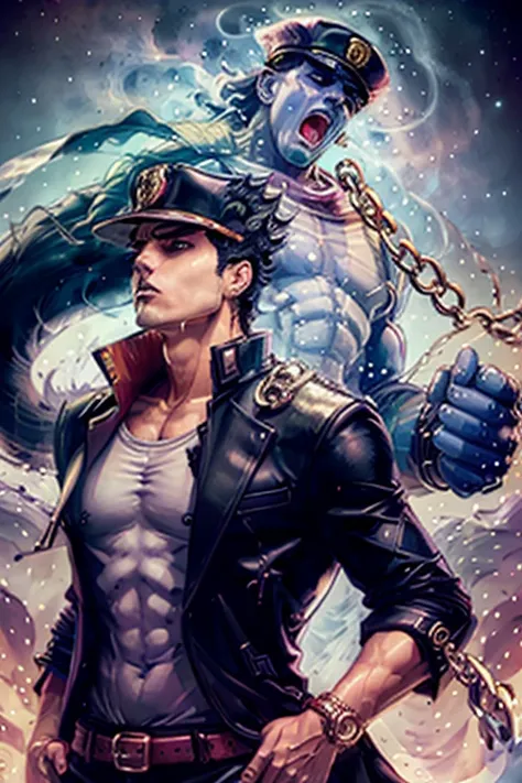 obra-prima, melhor qualidade, joxsp, stand \(jojo\),a giant mouth leading to another dimension