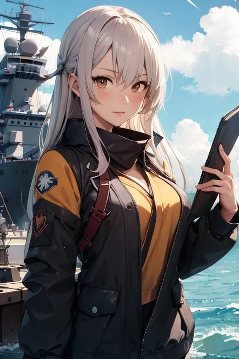 battleship Yamato as an anime girl