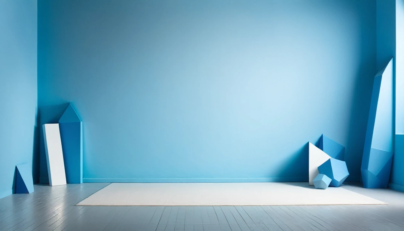 "Modern Minimalism: A Study in Geometric Shapes and Color"