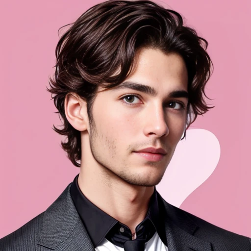 jew heartthrob with focus image character face with color