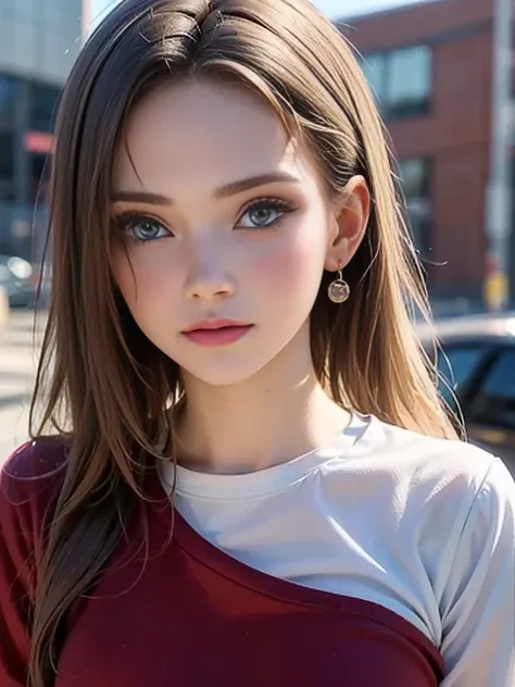 (best quality, 8k, photorealistic:1.5), (solo, one girl:1.5),(shine a bright light on women),(ultimate beautiful girl),(shiny skin),(oily skin),(long hair:1.3),(cool beauty:1.5),(Blush brown makeup),(use pink glossy lipstick),(big beady eyes girl:1.5),(dro...