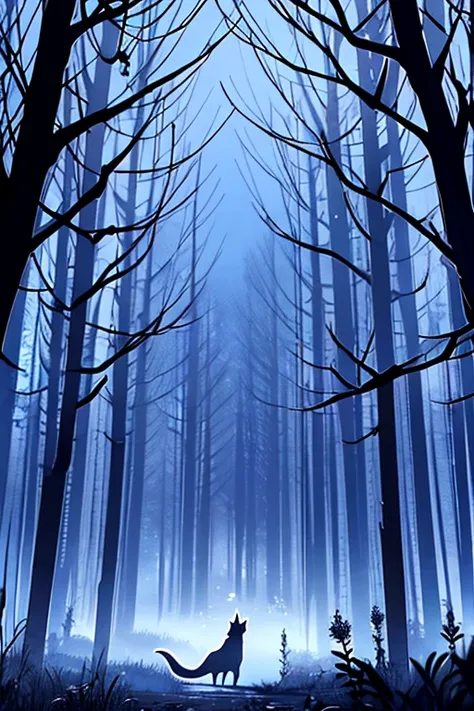 Haunted Forest、night、Swaying、(~¯︶¯)~、background