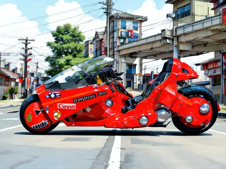 kawagoe city、akira bike、suburban town、empty street、evening、storehouse architecture、bridge、old store、shrine、temple、ragged、circuit...