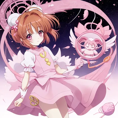 Sakura Kinomoto de Sakura cardcaptor en estilo Hunter x Hunter