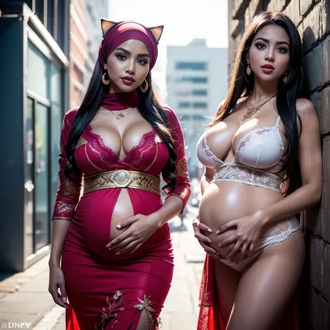 Malaysian girl pregnant 9 month,Largest Baby Bump pregnant, Largest , Big pregnant Belly, Big Pregnant girl, Largest Belly of Pregnant, Beautiful woman, beautiful face, pregnant, long hair, black hair, realistic, ultra-detailed, big breast, malay, The whol...