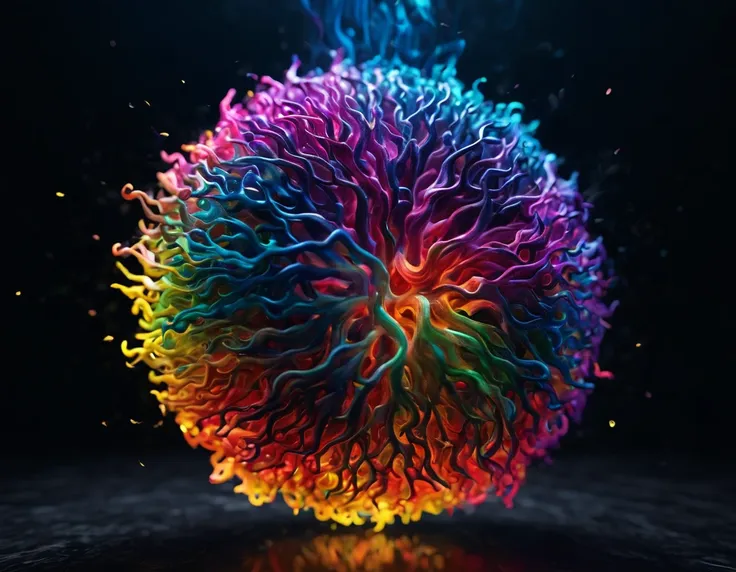 neural engine bio diversity lighting ball, brain neuralism, floating, expanding growing absorbing light, intricate object form,voluminous,hyper detailed,intricate, dark ambiance,(best quality,4k,8k,highres,masterpiece:1.2),ultra-detailed,(realistic,photore...