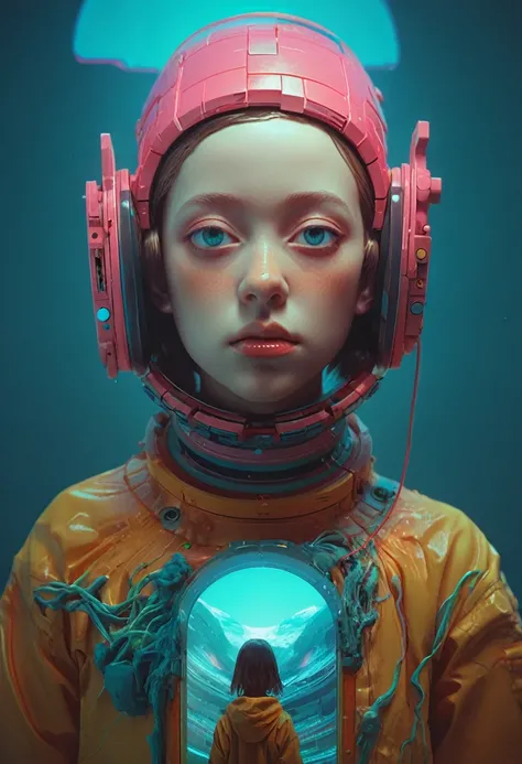 girl, (masterpiece, best quality, Professional, perfect composition, very aesthetic, absurdres, ultra-detailed, intricate details:1.3), by Beeple