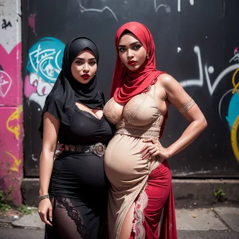 Hijab Malaysian girl pregnant 9 month,Largest Baby Bump pregnant, Largest , Big pregnant Belly, Big Pregnant girl, Largest Belly of Pregnant, Beautiful woman, beautiful face, pregnant, long hair, black hair, realistic, ultra-detailed, big breast, malay, Th...