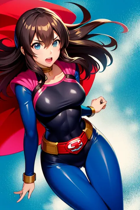 Cute girl , superhero , Superhero girl , Tight fitting clothes