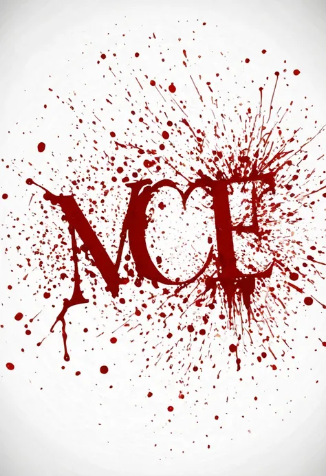 generates the phrase MCE XIT with letters of blood