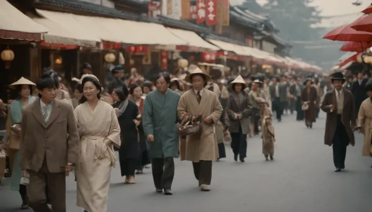 1970 Japan Timeline、Bustling shopping street、Sought