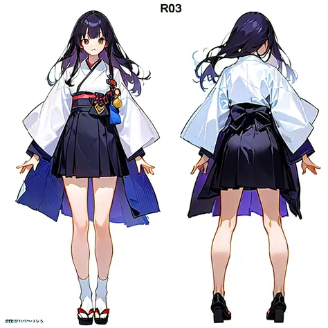 ((full body image)), (One image with front and back images side by side), (No background), (Standing), 
(1woman),  
(A Japanese woman, 30 years old and 155cm tall.), 
