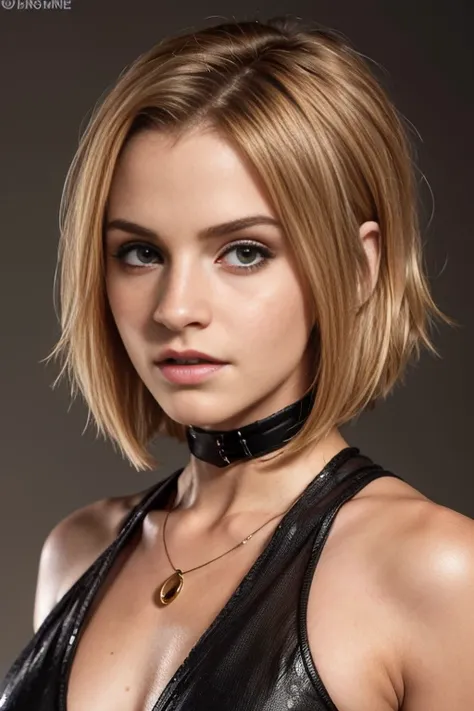 emma watson, short blonde hair