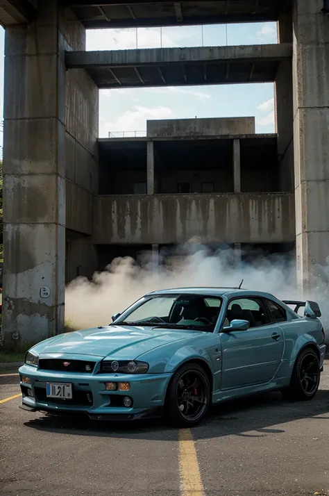 Criei uma imagem do Skyline R34