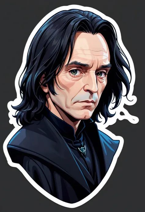 Simple and professional stickers, severus snape, logos and preferably on a transparent background.