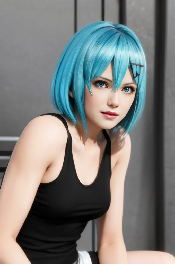 nico, bright blue eyes, (best quality,ultra-detailed),(realistic:1.37), beautiful and detailed face, ultra-realistic texture, de...