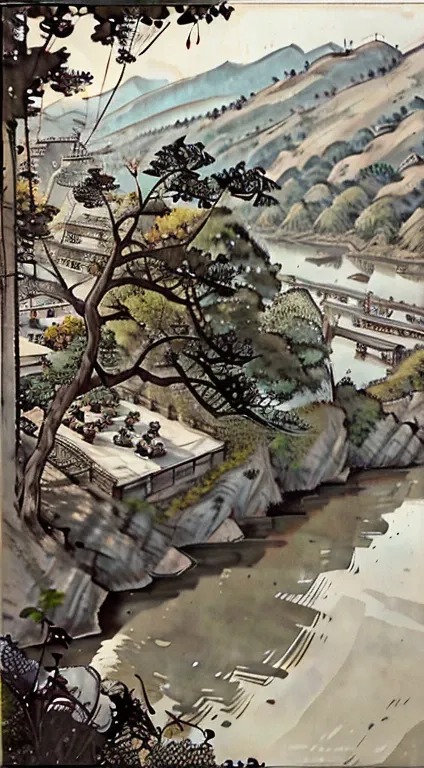 summer，Street View，Solar terms，summer至，culture，Ink Style，mores，Elegant，Along the River in Ming and Qing Dynasties