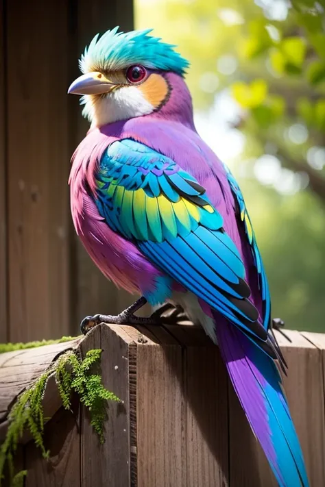 lilac-breasted roller, coracias caudata, 野原の枝にとまったbright colorsの鳥, multicolored birds, beautiful colorful, long colorful bird, m...