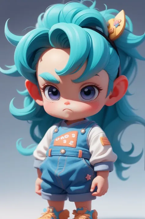 A super cute boy, whole body, Dreamy and cute hair accessories Popmart blind box, IP design, Clean bright background 3D rendering, Overclocking, 8k, Soft Focus, Fine gloss and ultra-details--ar 3:6 50 --q 2 --niji 5 --style expression--s 2