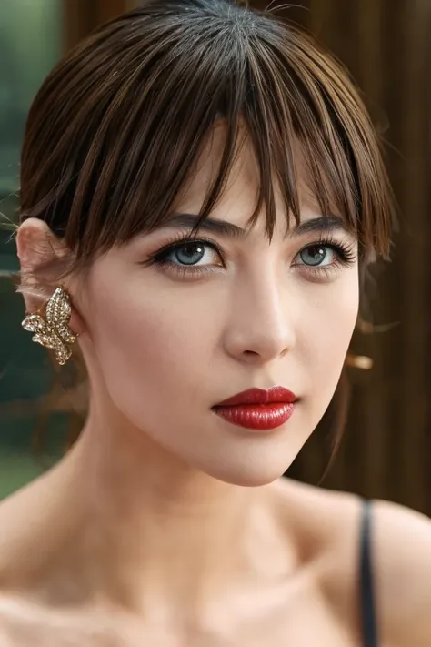 A photo of a woman, perfect face, perfect eyes, red lips realistic, High detail RAW Photo, detailed face, (realistic skin texture:1.2), dslr
