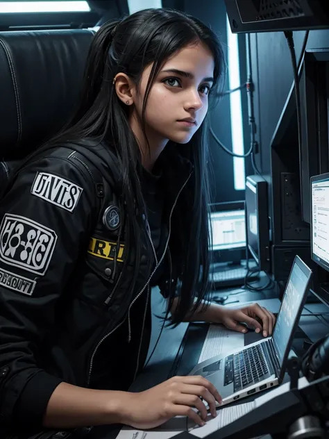 uma garota de 16 anos, hacker and rebel technology expert who fights against oppressive systems and for freedom of information.