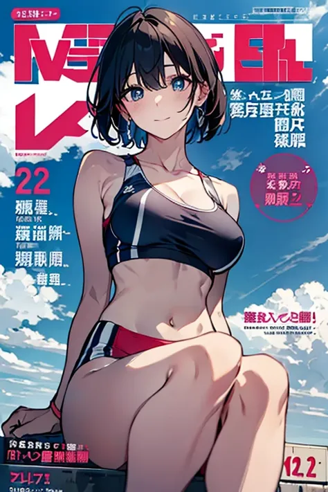 (from below:1.2),(from side:0.9), ((Face)), (Close-Up:0.4), ((looking at viewer, holding breast)),(cute breast magazine cover:1.4), highest quality、(real、photorealistic:1.4),(ultra high resolution, 8K RAW photo, clear focus), best qualtiy, natural lighting...