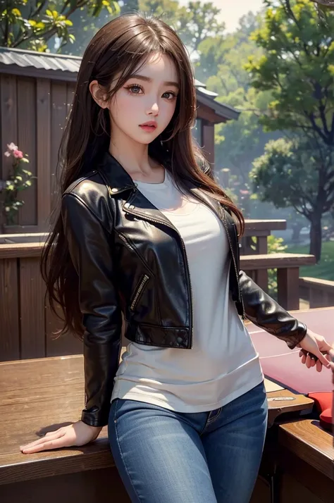 1 girl, Beautiful girl playing billiard, Exquisite eyes,Beautiful and delicate lips,Very detailed 눈과 얼굴,Long eyelashes, hippie hair, Stunning scenery,(best quality,4K,8K,high resolution,masterpiece:1.2),Very detailed,(Practical,Practical,Practical:1.37), D...