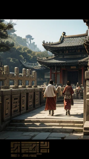 Unreal Engine、Ancient Chinese people walking