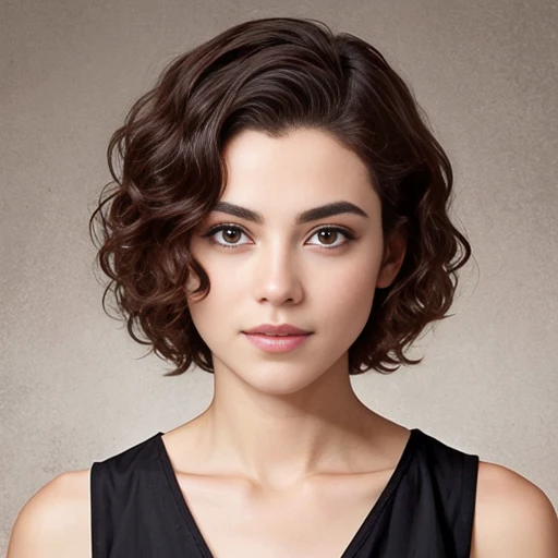 make a young Judaean with short hair. focus on the characters face